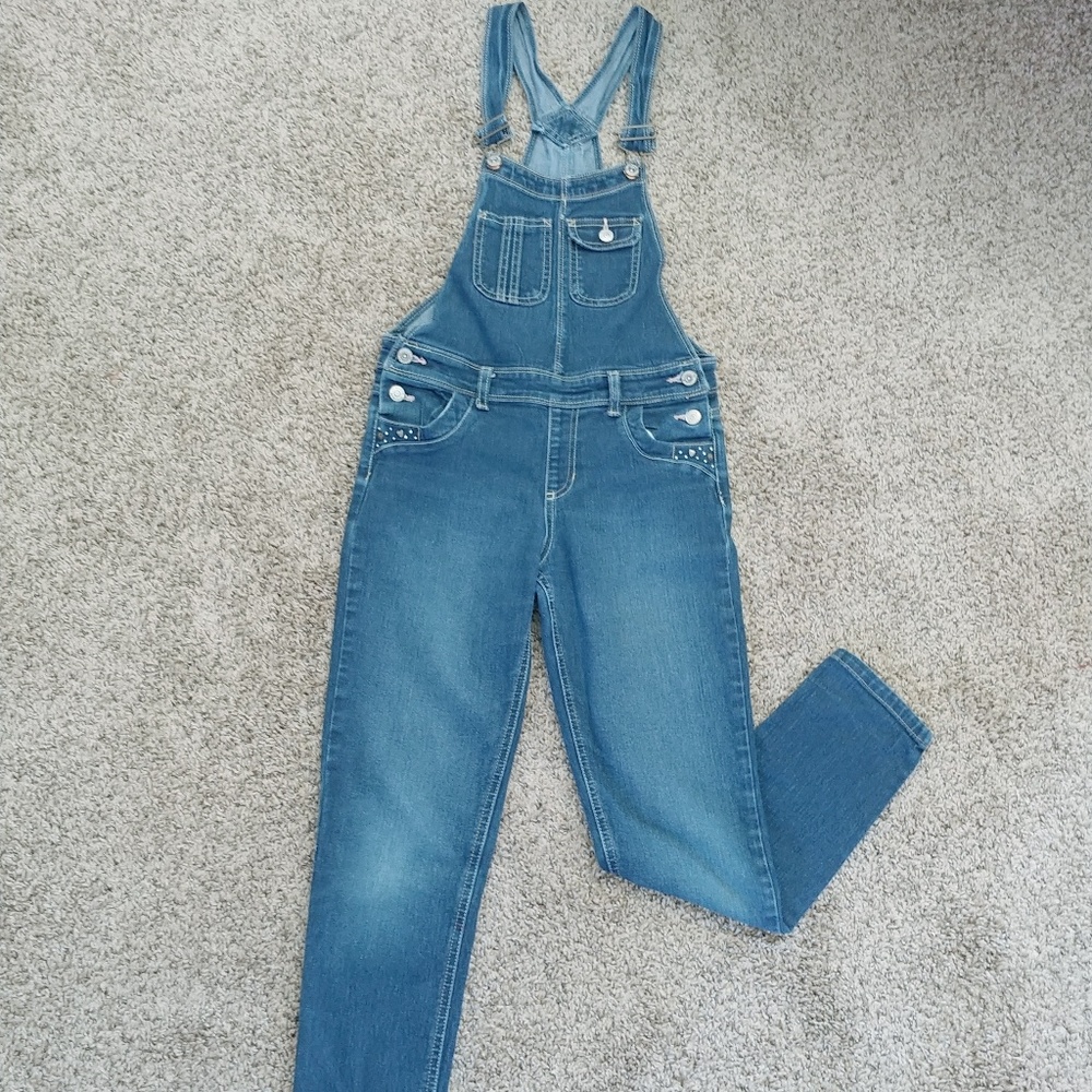 Jordache fitted denim overall